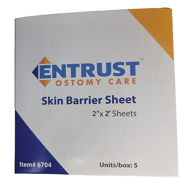 Entrust Skin Barrier Sheet, 2" x 2"