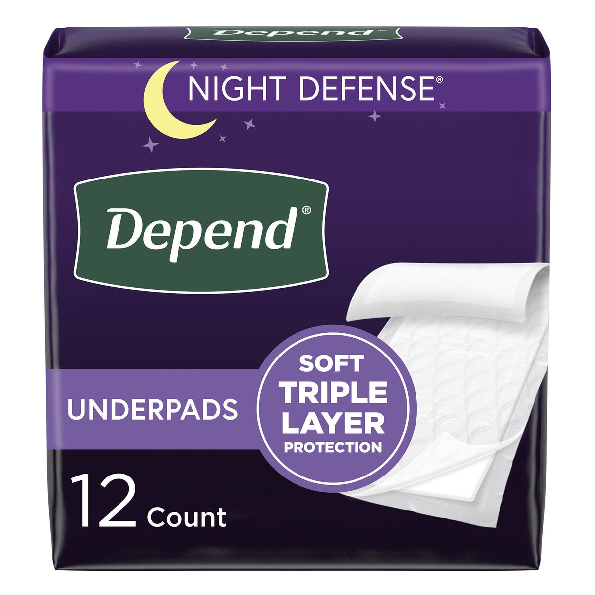 Depend® Bed Protectors Thicker and Super Absorbent Underpad, CS/24