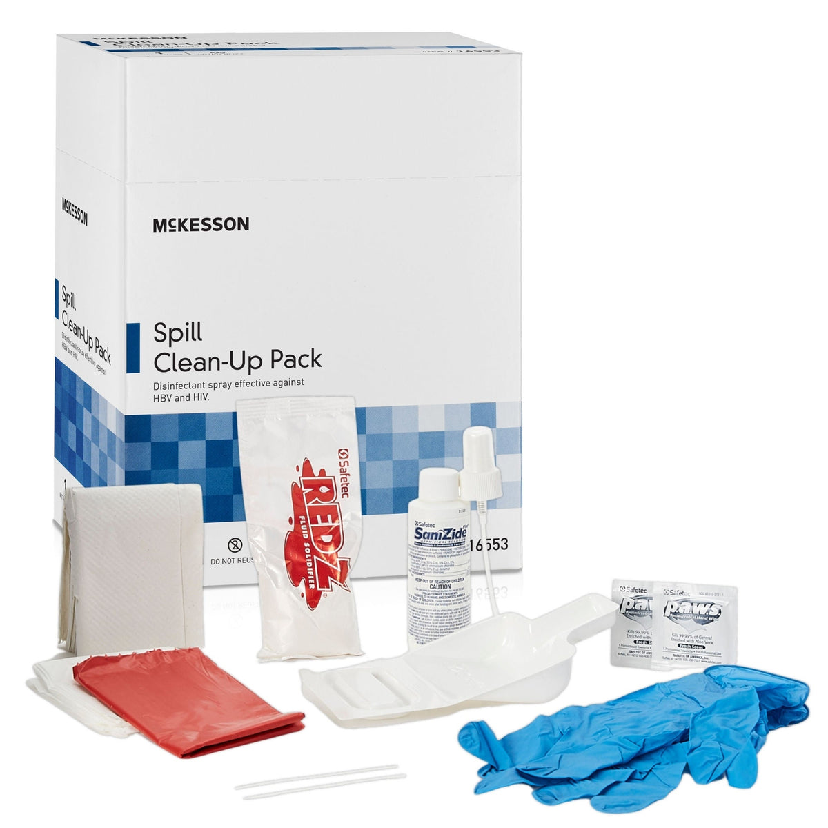 McKesson Bloodborne Pathogen Spill Clean-Up Pack, EA/1