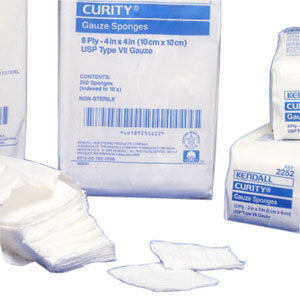 Curity Woven Gauze Sponge, Non-Sterile, 4" x 4", 16 Ply