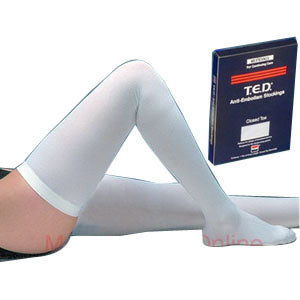 T.E.D. Thigh Length Continuing Care Anti-Embolism Stockings Large, Long