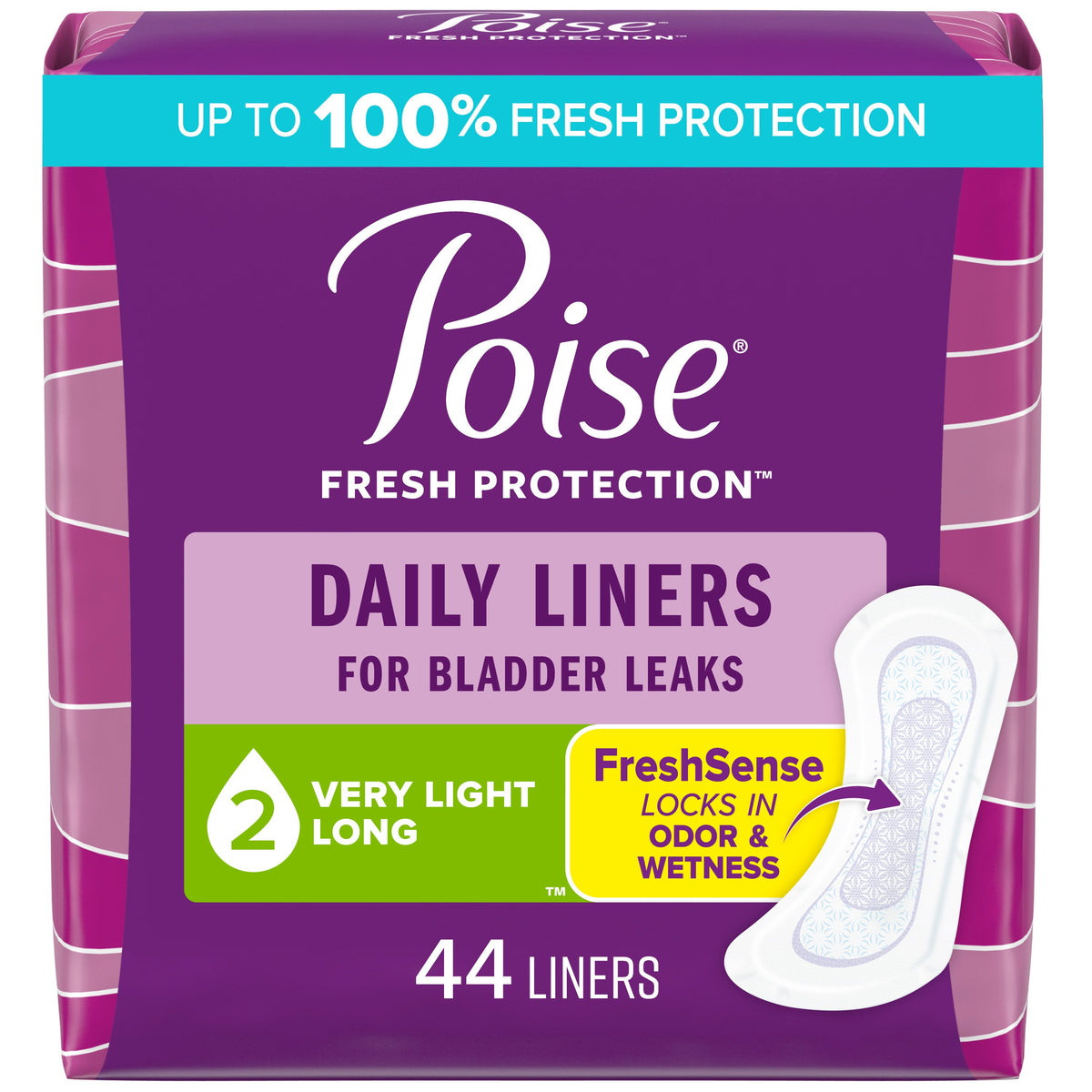 Poise Pantyliners Very Light Extra Coverage