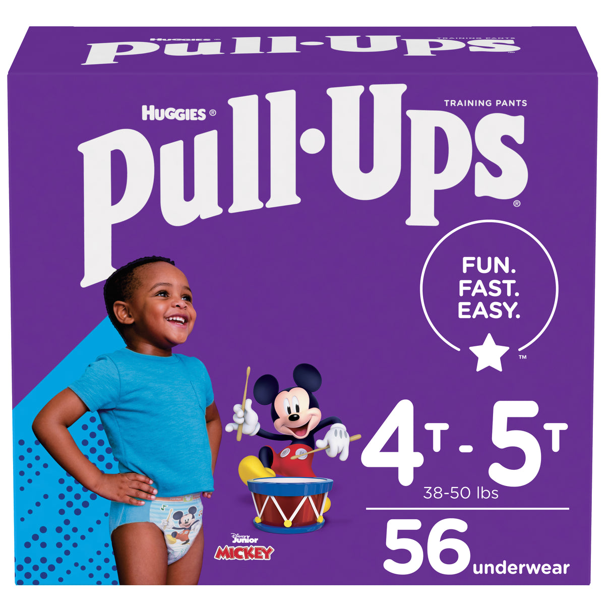 Pull-Ups Learning Designs Training Pants, Boy, 4T-5T, Giga Pack, Replaces Item 6945131