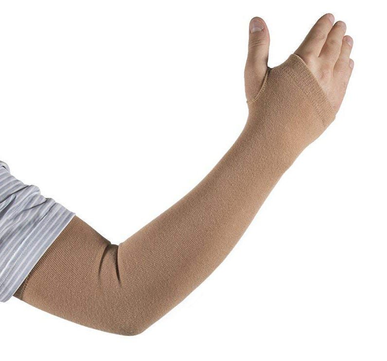 Kinship Comfort Brands Protective Sleeve, Beige, Small, PR/1