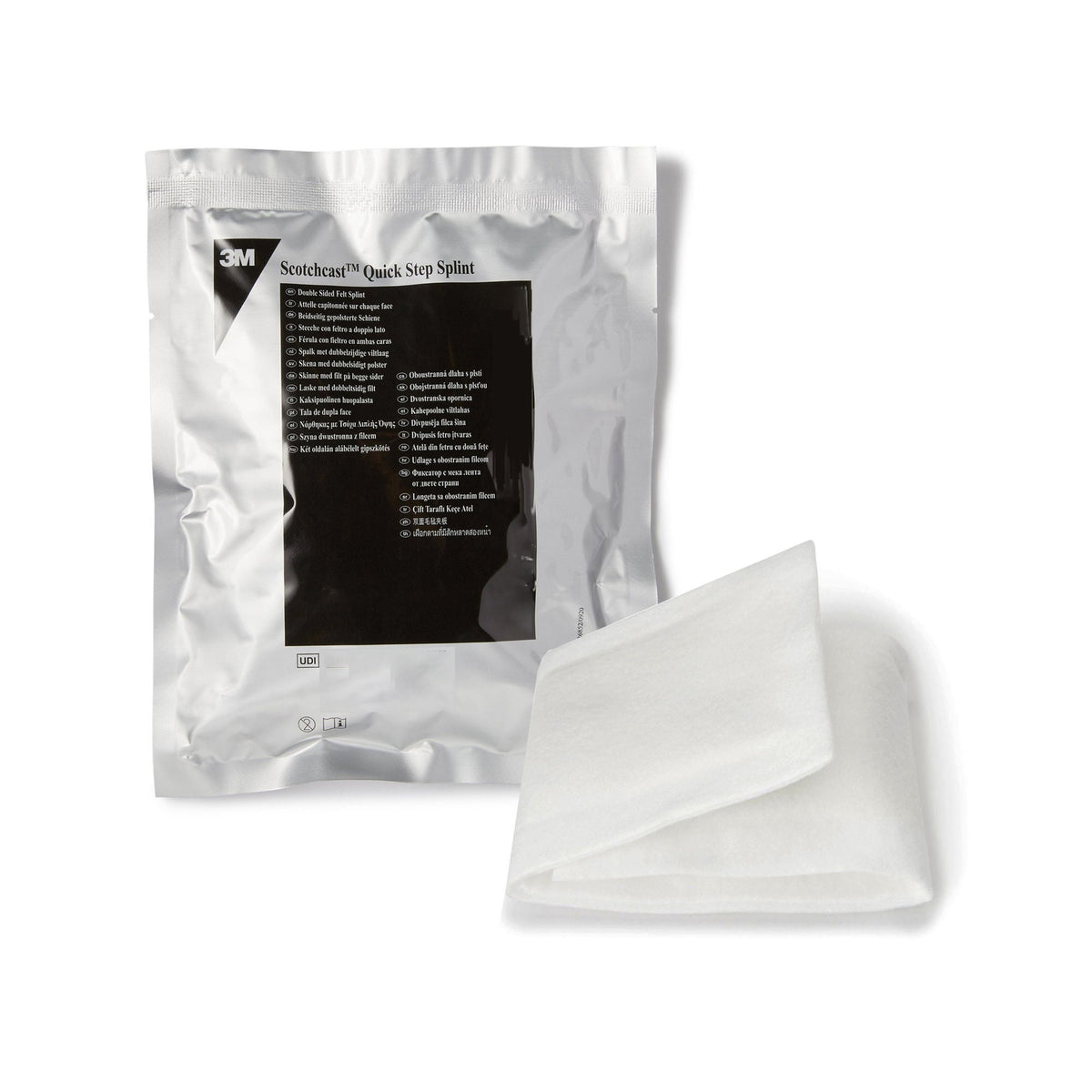 3M™ Scotchcast™ Quick Step Double Sided Felt Padded Splint, 4 x 30 Inch, CS/10