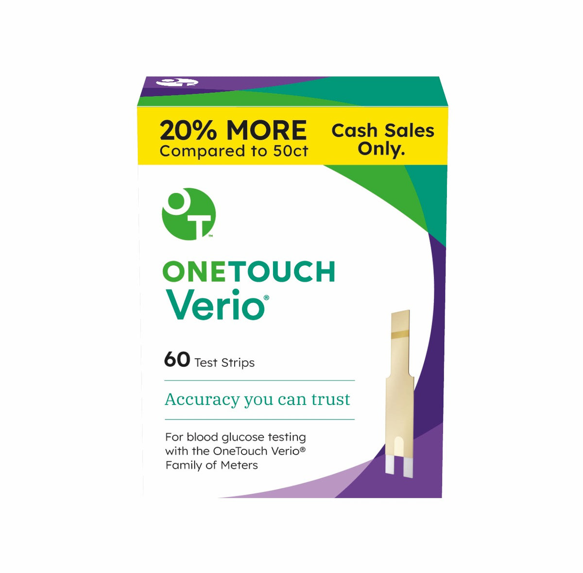One Touch Verio Test Strips (60 count)