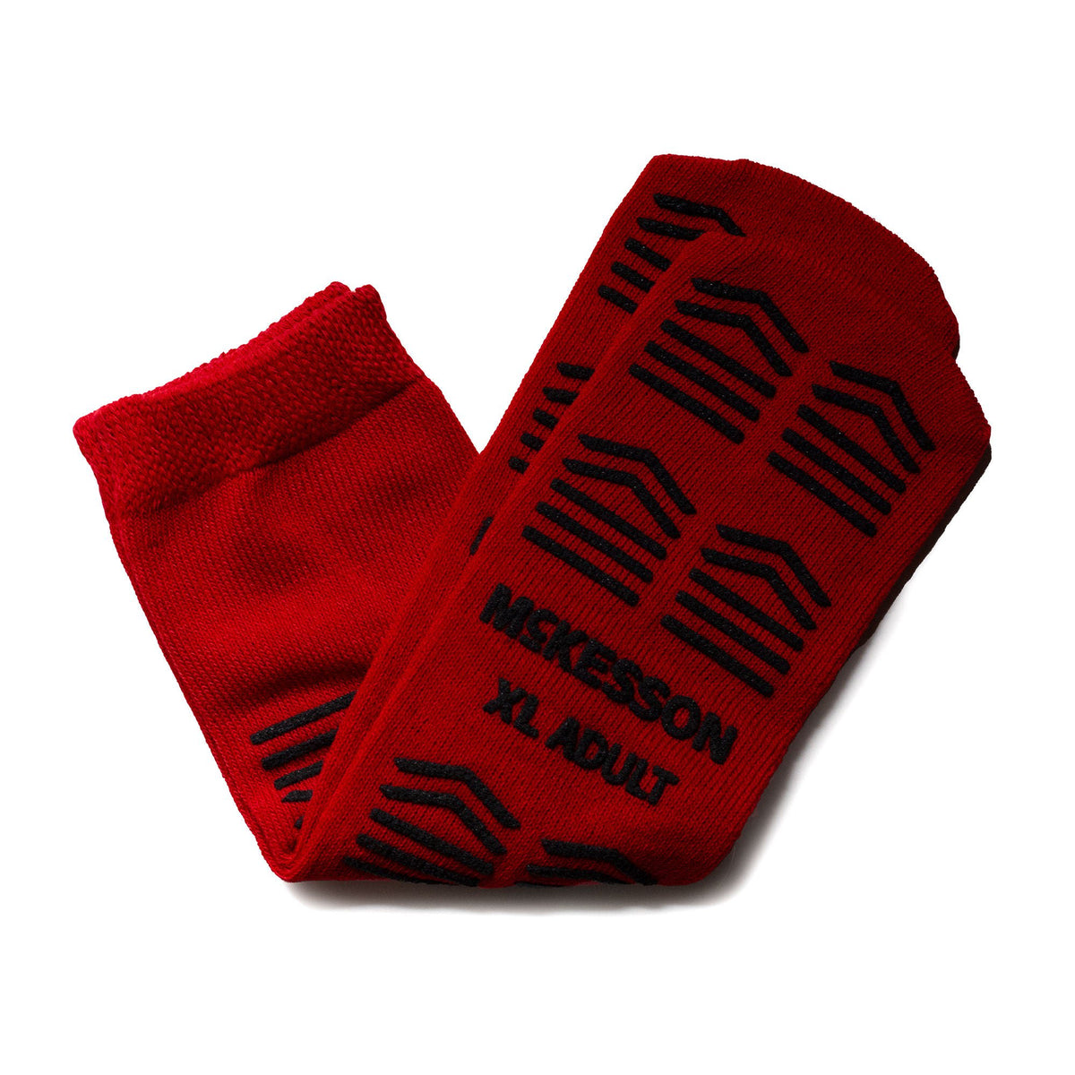 McKesson Slipper Socks, Double Tread, Extra Large, Red, CS/48