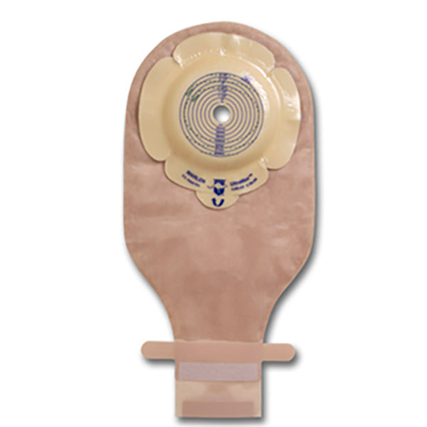 Ultramax Deep Large Flange on Standard Size Drainable Pouch Cut-To-Fit Starter Hole 1/2"-2-1/2", Transparent
