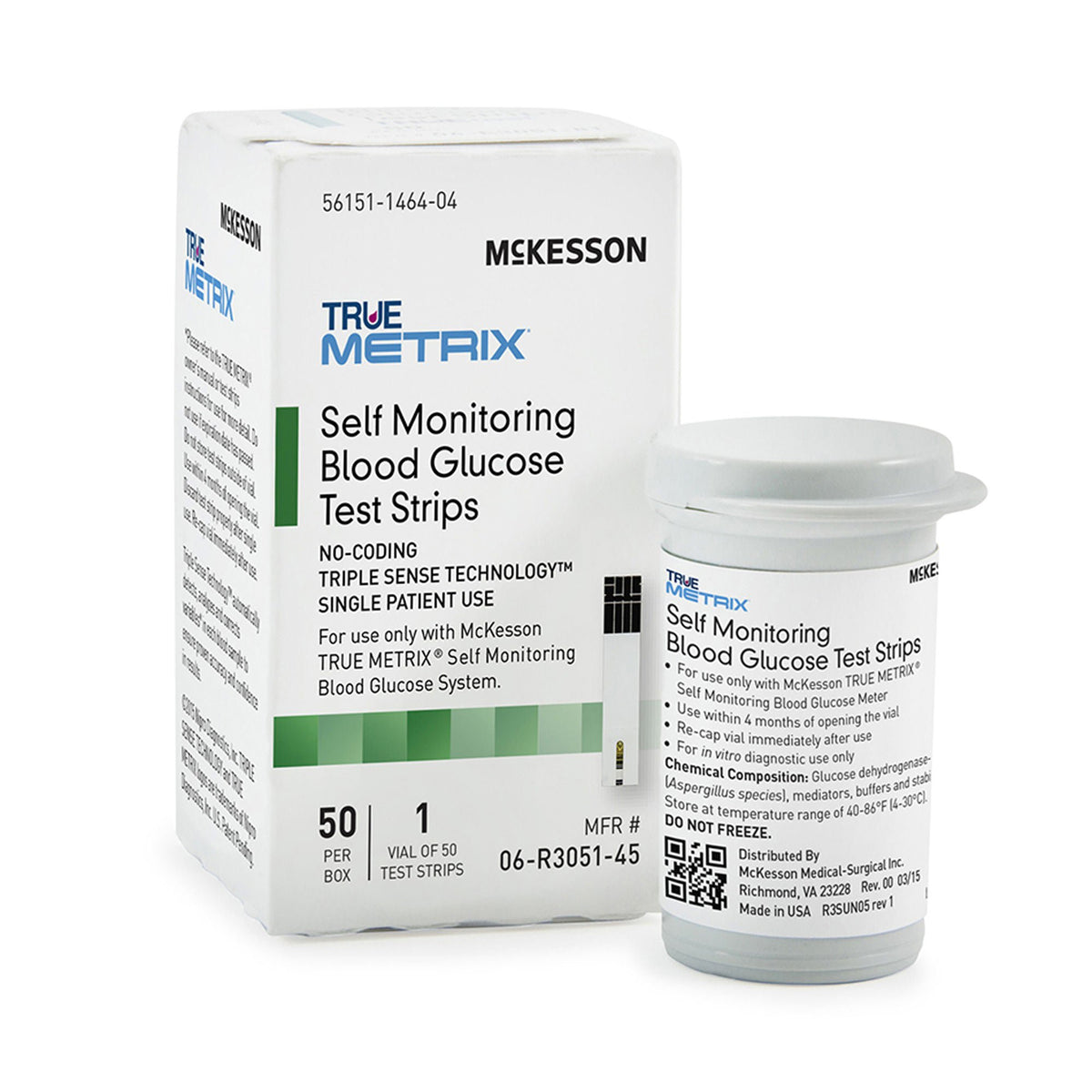 McKesson TRUE METRIX® Blood Glucose Test Strips, CS/1200
