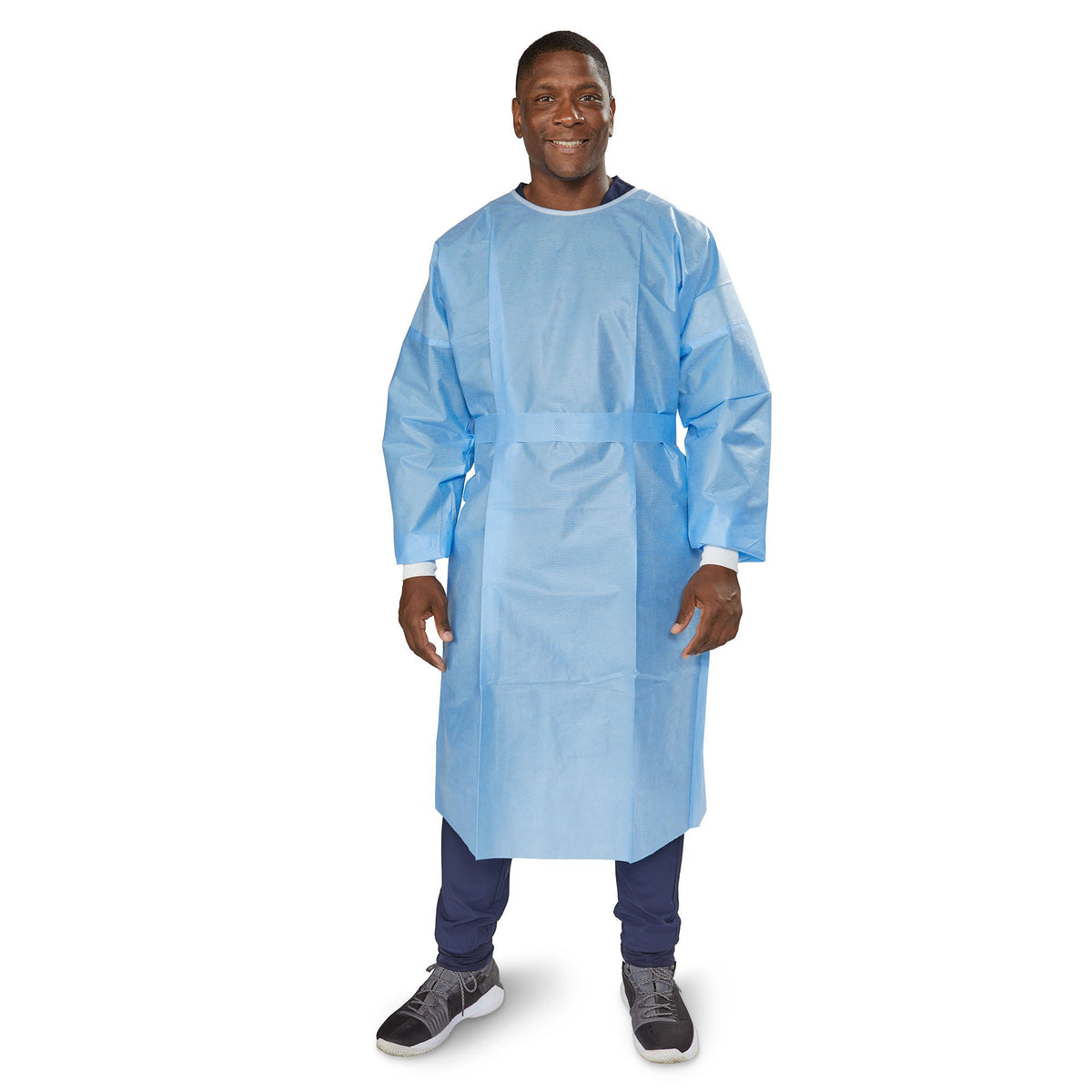 McKesson Nonrated Isolation Gowns, Blue, Extra Large, BG/10