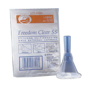 Freedom Clear Sport Sheath Self-Adhering Male External Catheter, 28 mm