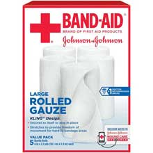 Band-Aid® Sterile Conforming Bandage, 4 Inch x 3-3/5 Yard, BX/5