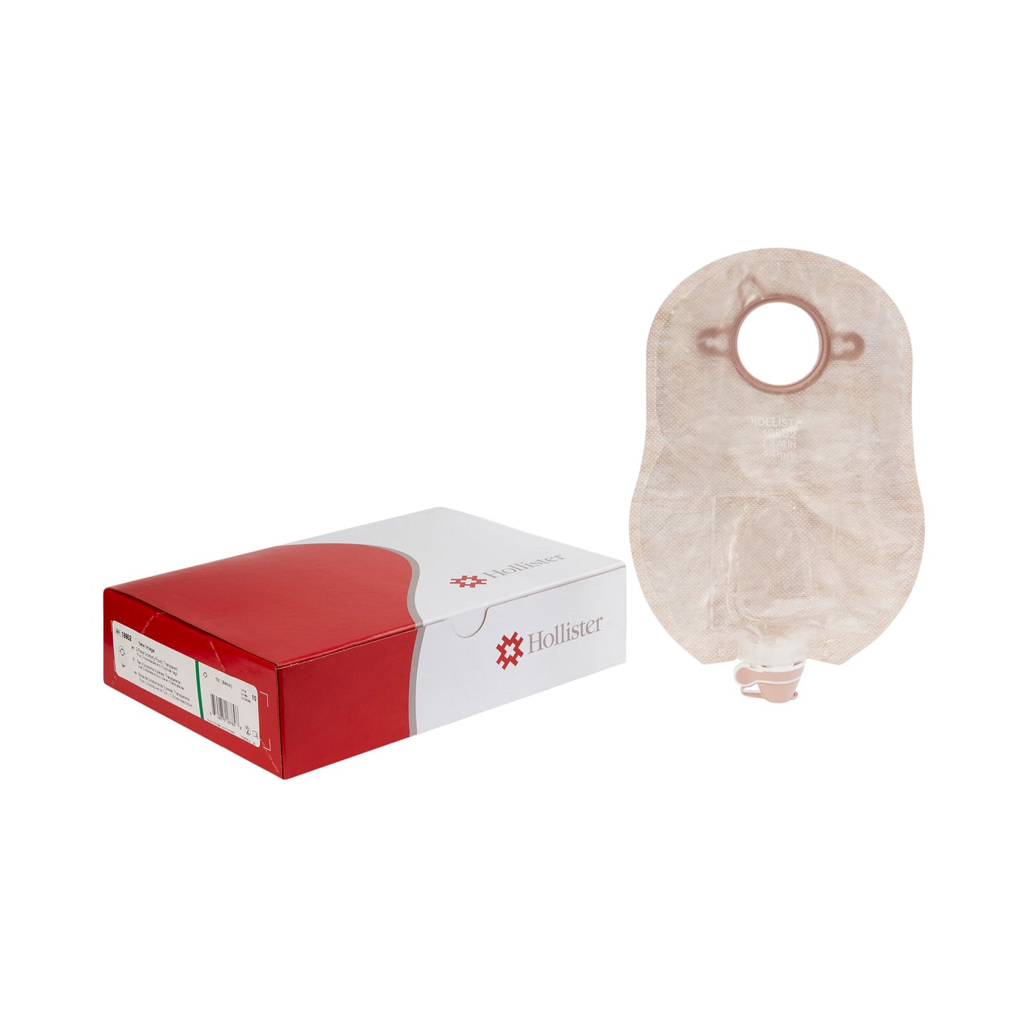 POUCH, URO OST NEW IMAGE 2PC 9" 1 3/4" FLANGE (10/BX)