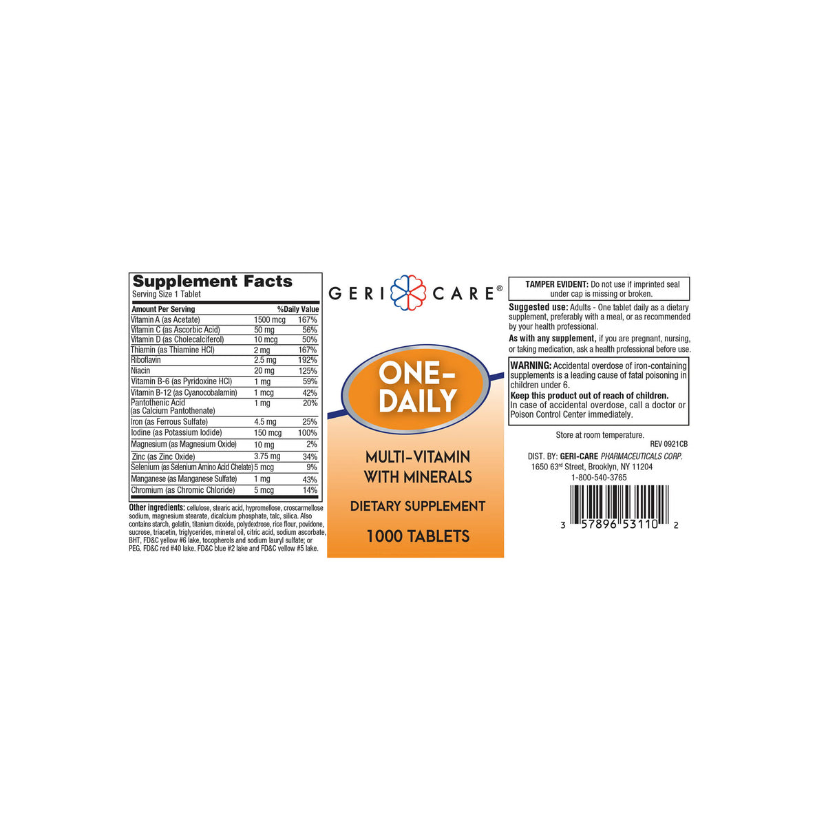 Geri-Care® Acetaminophen Pain Relief