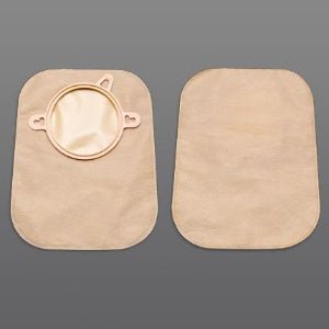 New Image™ Two-Piece Beige Ostomy Pouch, Pre-cut to Fit 44 mm Stomas, Green, BX/60