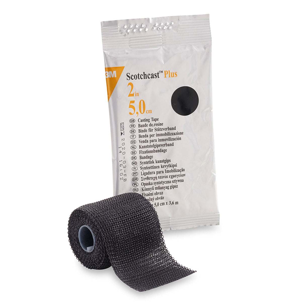 3M™ Scotchcast™ Plus Black Cast Tape, 2 Inch x 4 Yard, EA/1