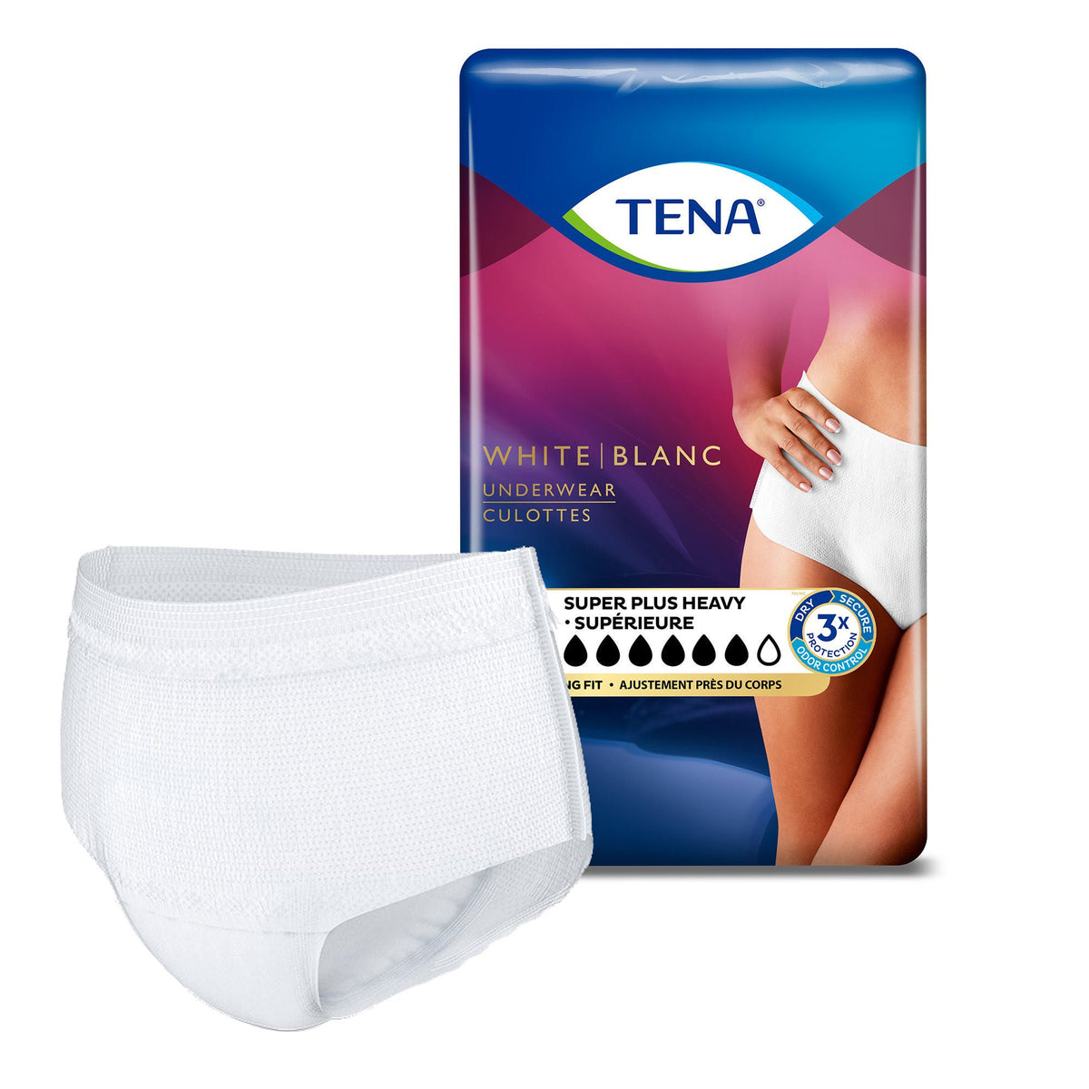 Tena® Women™ Super Plus Heavy Absorbent Underwear, Extra Large, BG/14