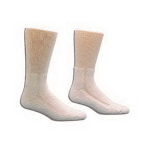 HealthDri Acrylic Diabetic Sock Size 10 - 13, White