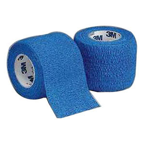 Coban Non-Sterile Self-Adherent Wrap 3" x 5 yds., Blue, EA/1