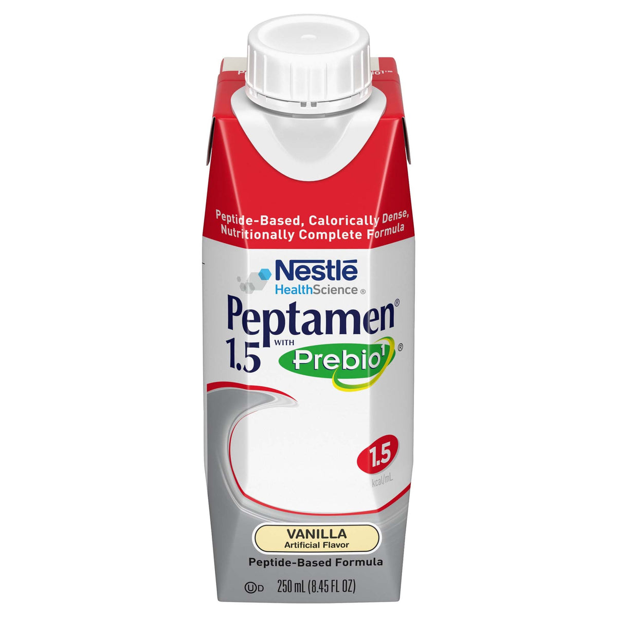 Peptamen® 1.5 with Prebio 1™ Vanilla Peptide-Based Complete Nutrition, 250 mL, EA/1
