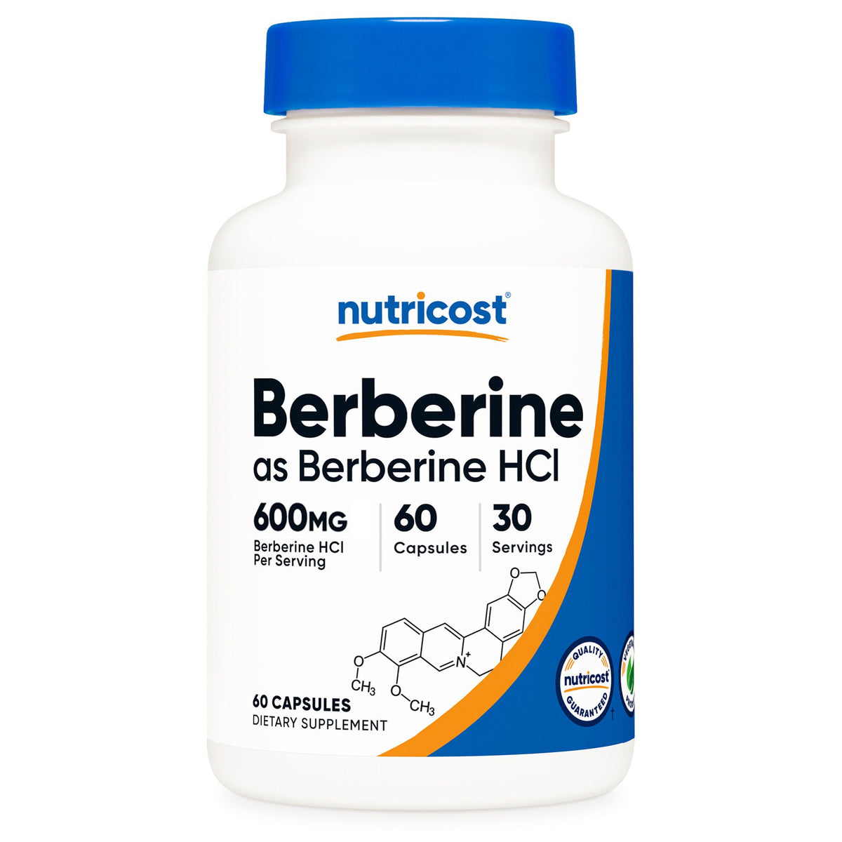 VITAMIN, CAP BERBERINE HCL 600MG (60/BT 12BT/CS), BT/1