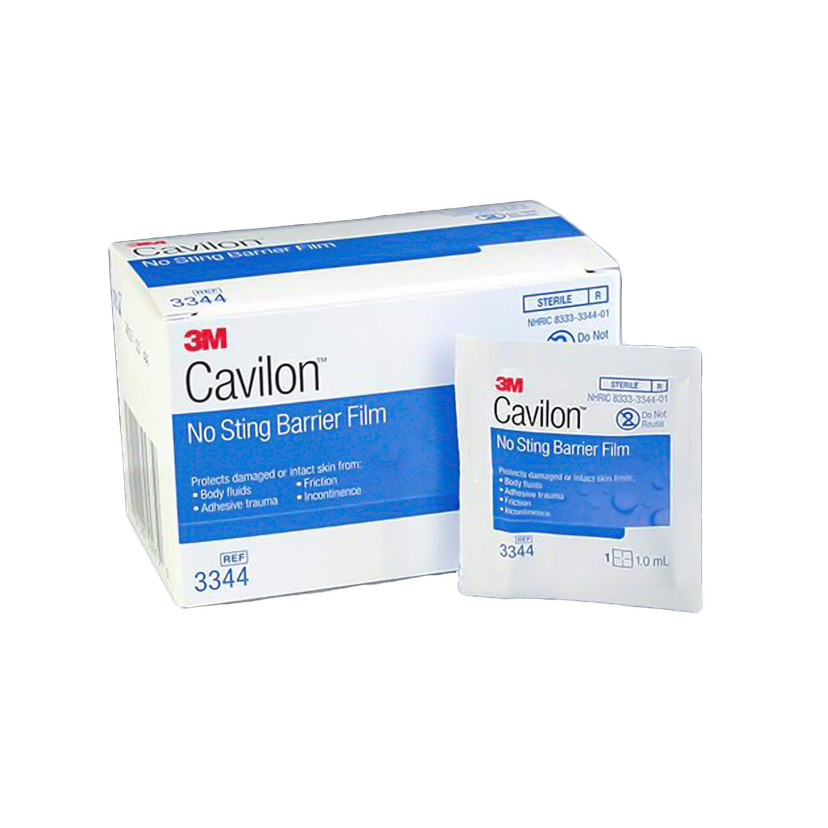 3M Cavilon Barrier Film Wipes, No Sting, Sterile, CS/120
