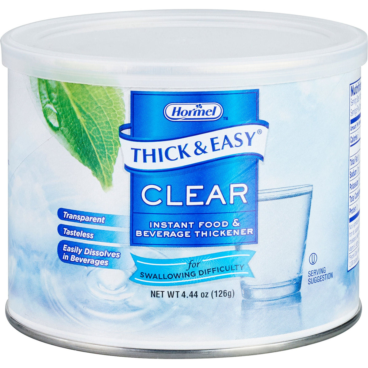 Thick & Easy® Clear Food and Beverage Thickener, 4.4-ounce canister, EA/1
