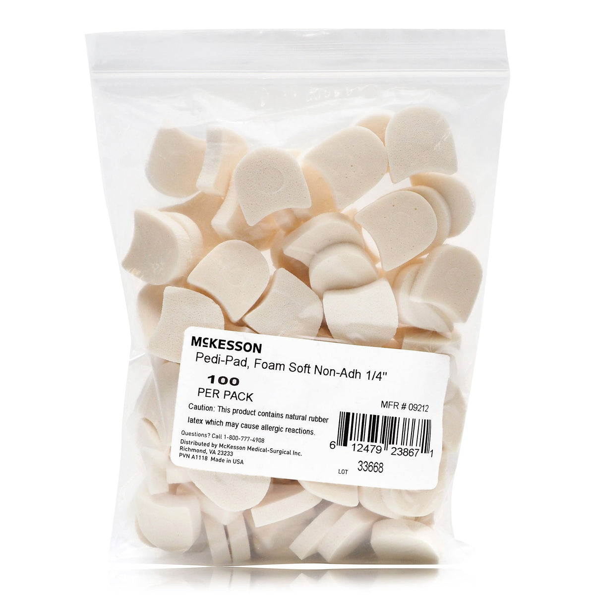 McKesson Pedi-Pads, Nonadhesive Corn Pads, Foot, PK/100