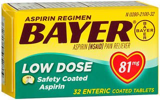 Bayer® Low Dose Aspirin, BT/1