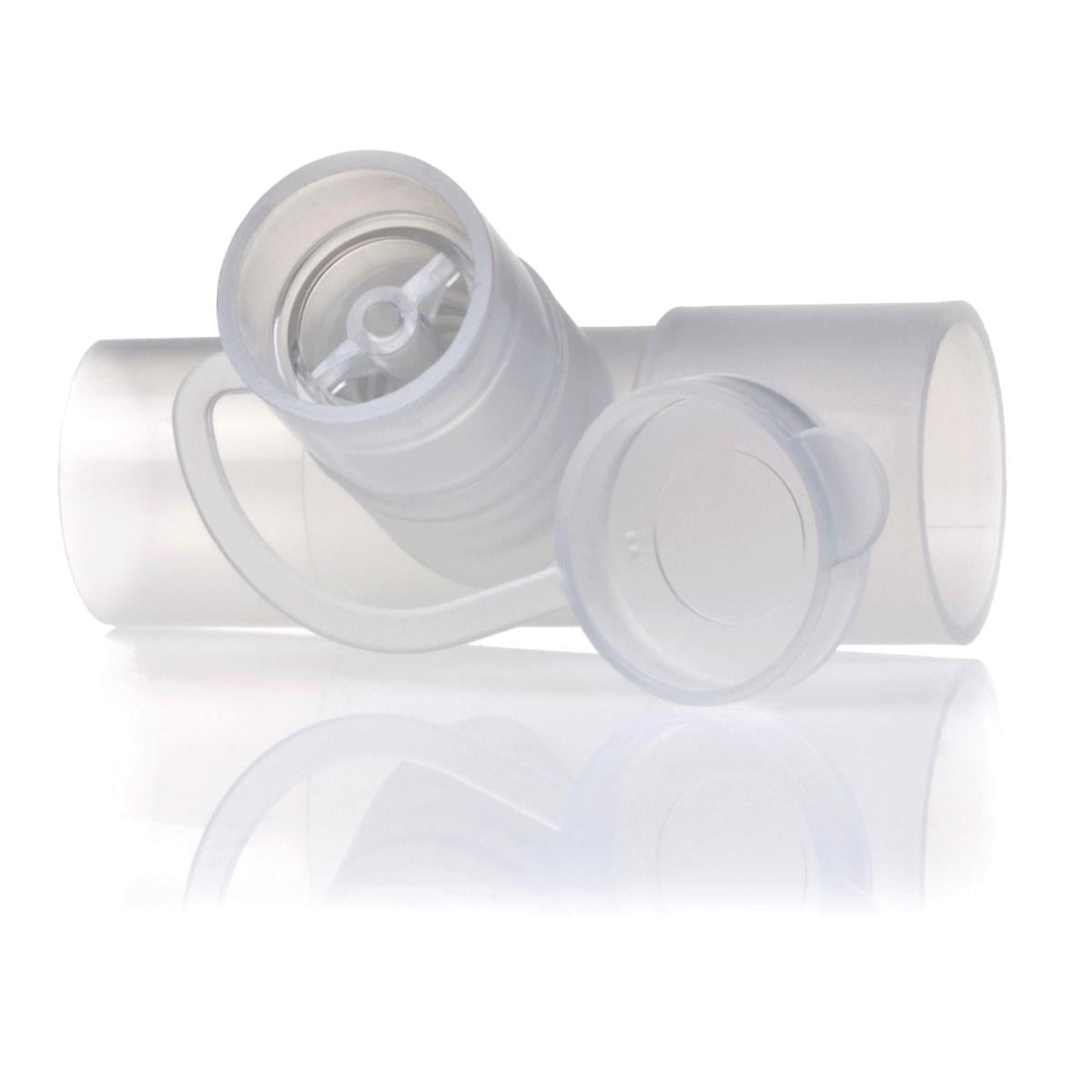 In-Line Nebulizer Tee with Valve, 22mm OD
