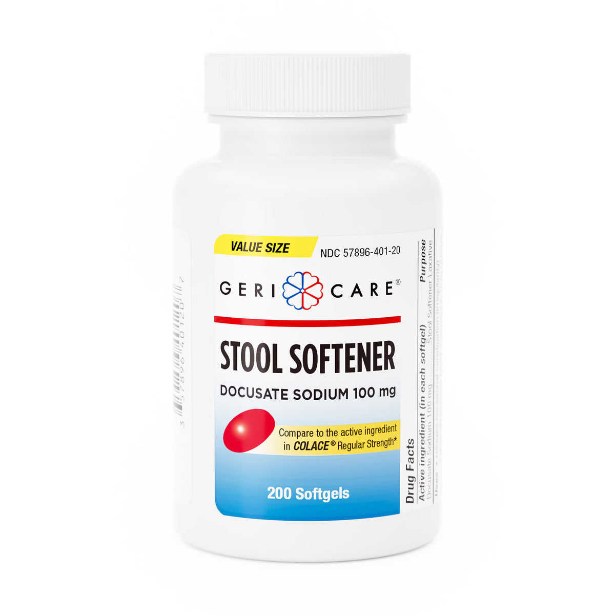 Geri-Care® Docusate Sodium Stool Softener, BT/1
