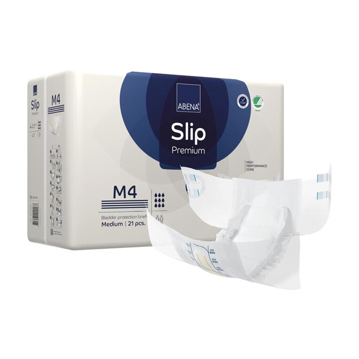 Abena® Slip Premium M4 Incontinence Brief, Medium, PK/21