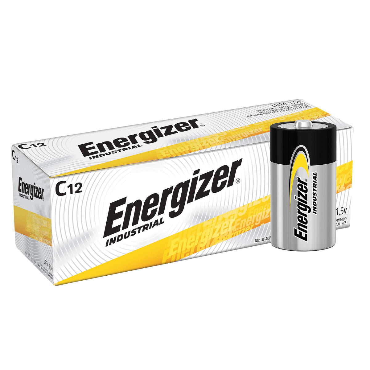 Energizer® Industrial® Alkaline Battery, C, CS/72