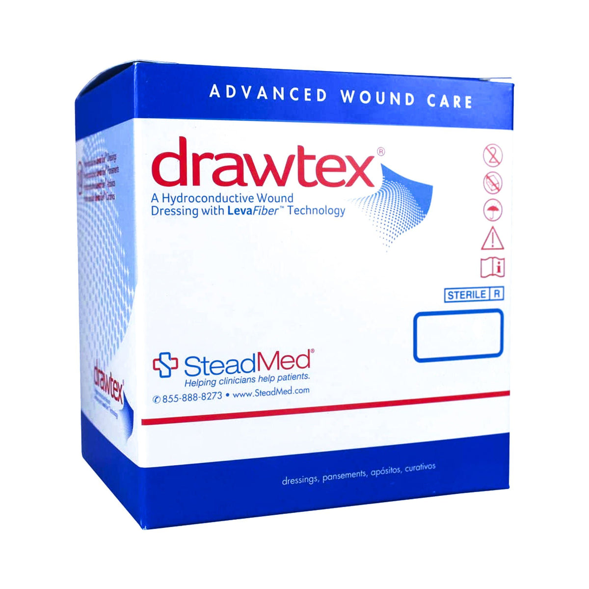 Drawtex® Hydroconductive Wound Dressing, 3 x 30 Inch, EA/1