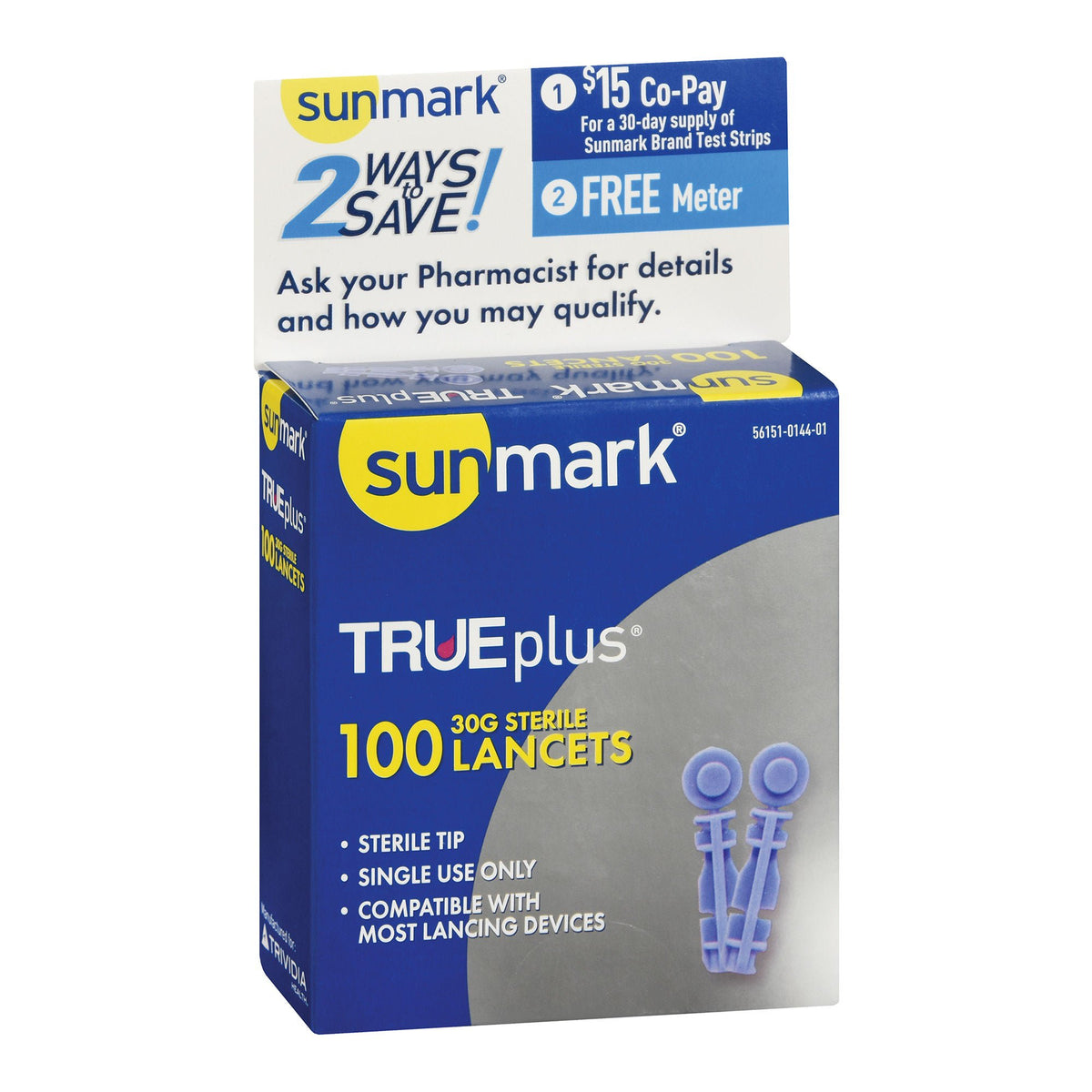 sunmark® TRUEplus® Lancet, BX/100