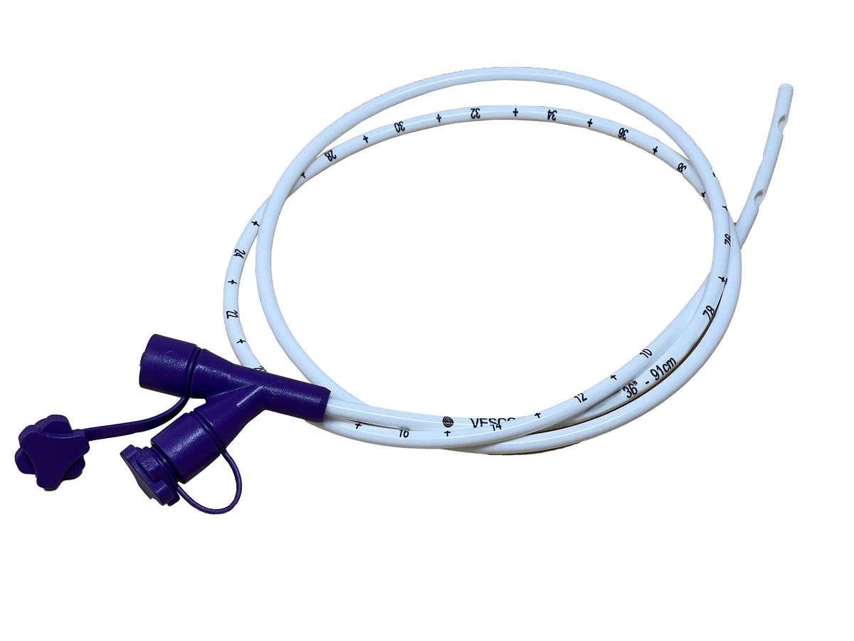 6FR Nasoenteric Polyurethane Feeding Tube 36" Dual Port with ENFit Connector