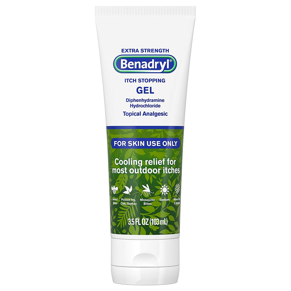 Benadryl® Itch Stopping Diphenhydramine Topical Analgesic Gel Extra Strength, EA/1