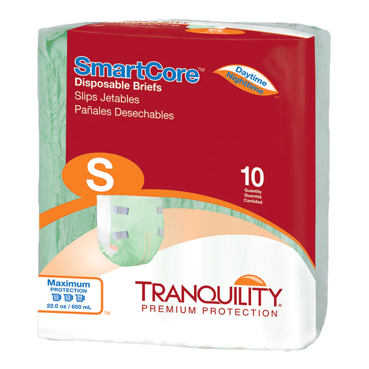 Tranquility SmartCore™ Maximum Protection Incontinence Brief, Small, PK/10
