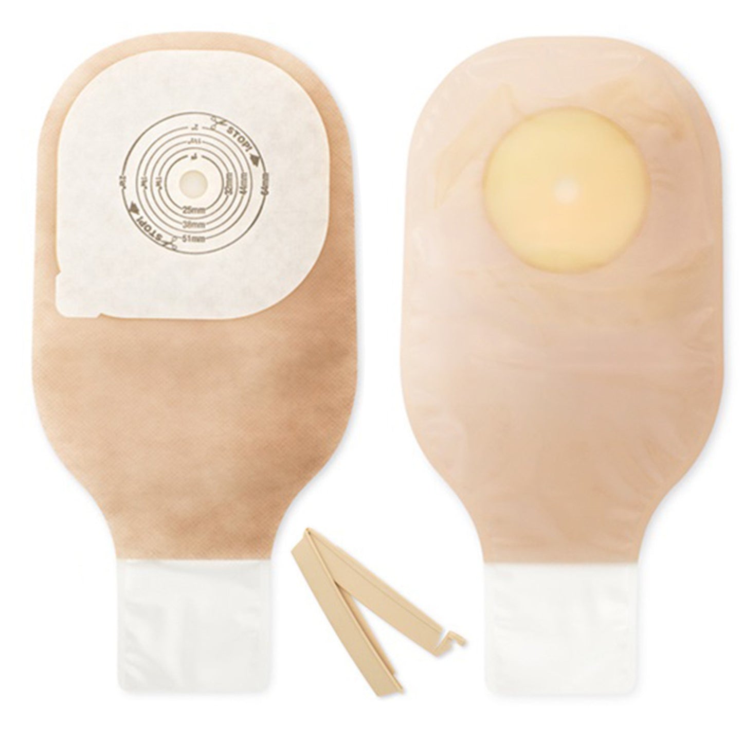 POUCH, OSTOMY PREMIER DRN W/CLAMP 2 1/2" (10/BX)