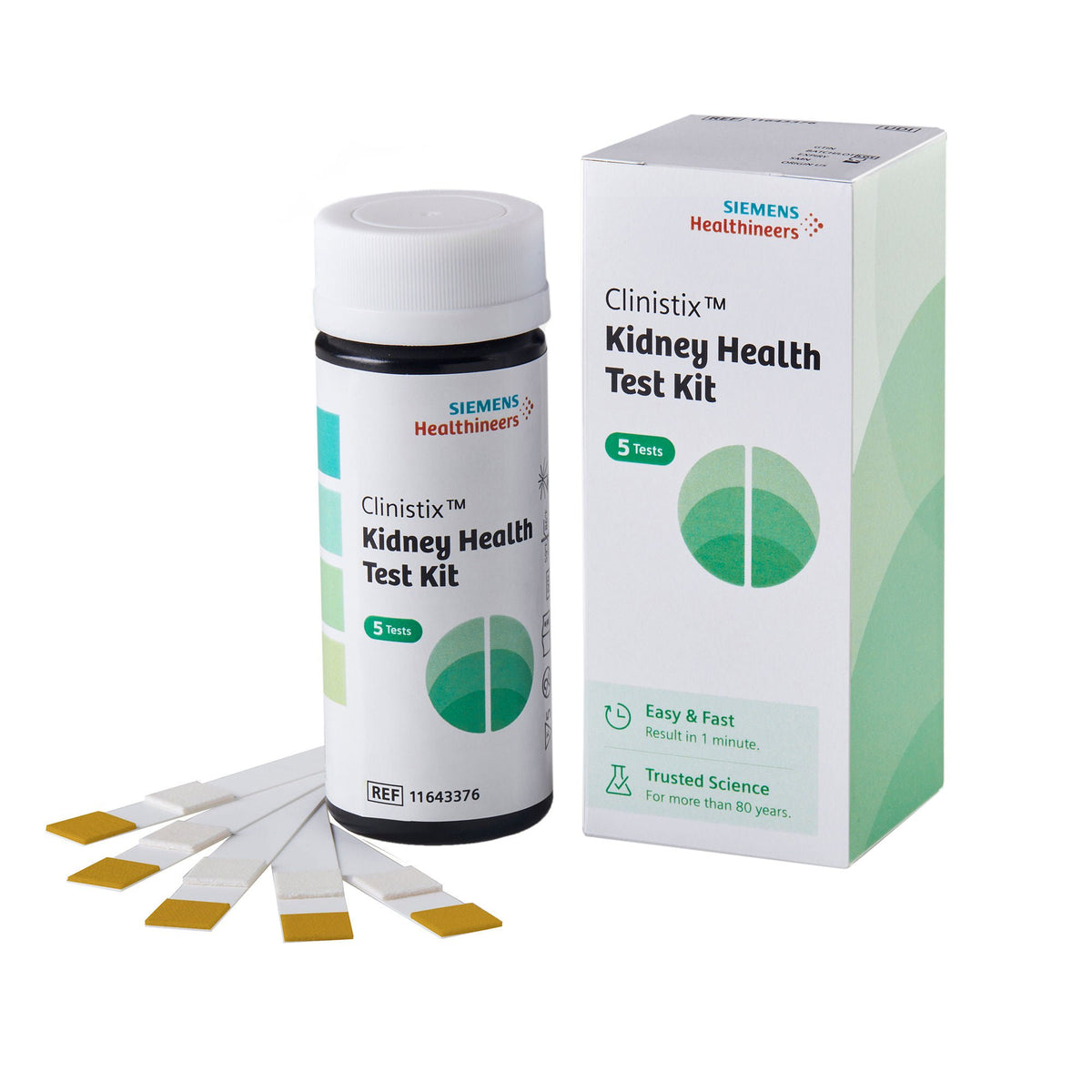 Clinistix™ Kidney Health Test Kit, Urine Test Strips, Five Tests, KT/1