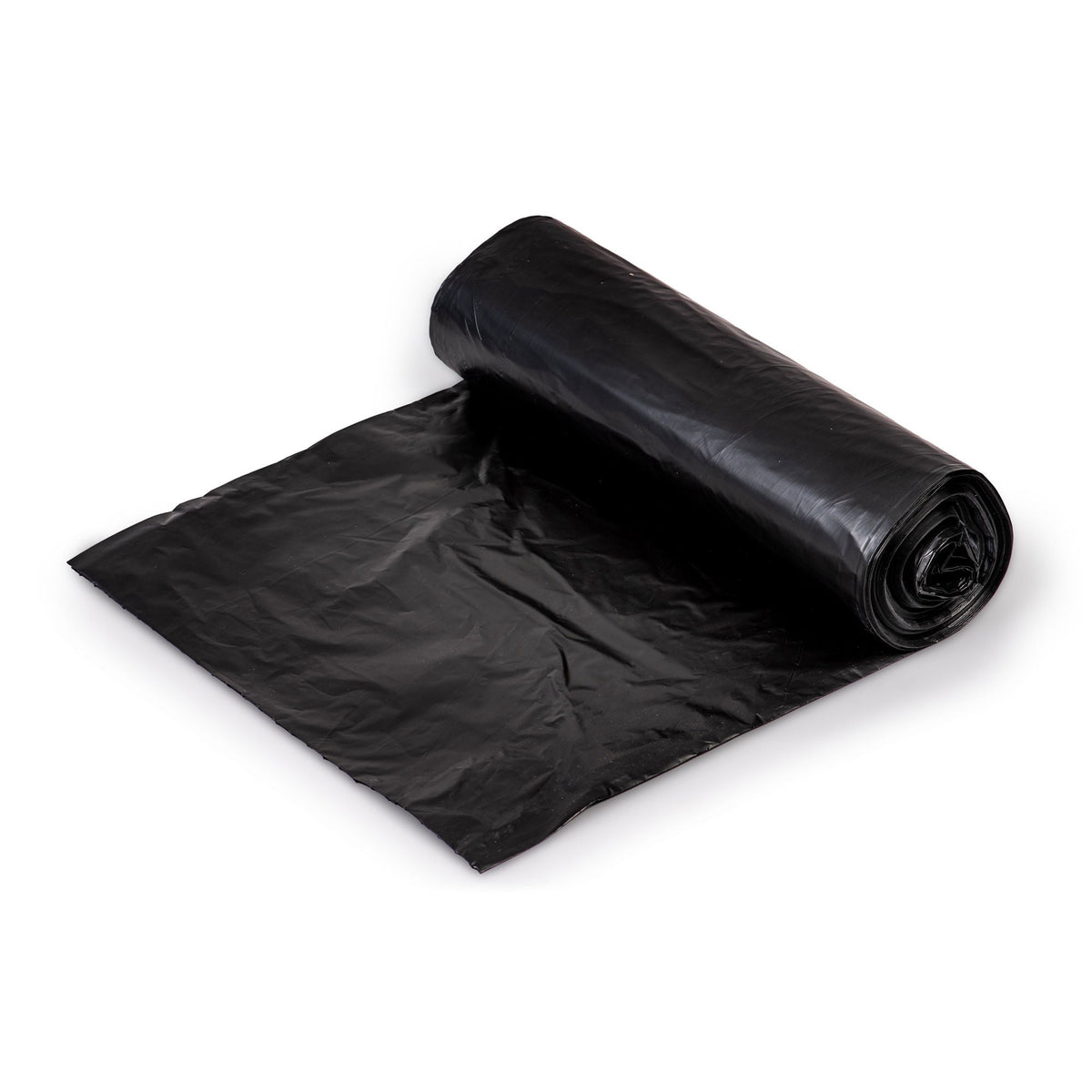 Colonial Bag Extra Heavy Duty Trash Bag, Black, 60-gallon Capacity, RL/20