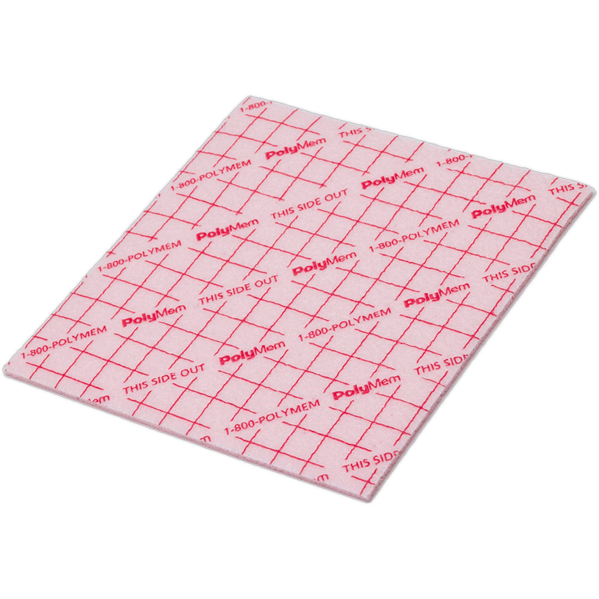 PolyMem® Nonadhesive without Border Foam Dressing, 5 x 5 Inch, EA/1