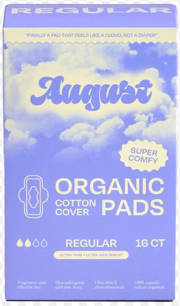 August Regular Pads, 16 ct