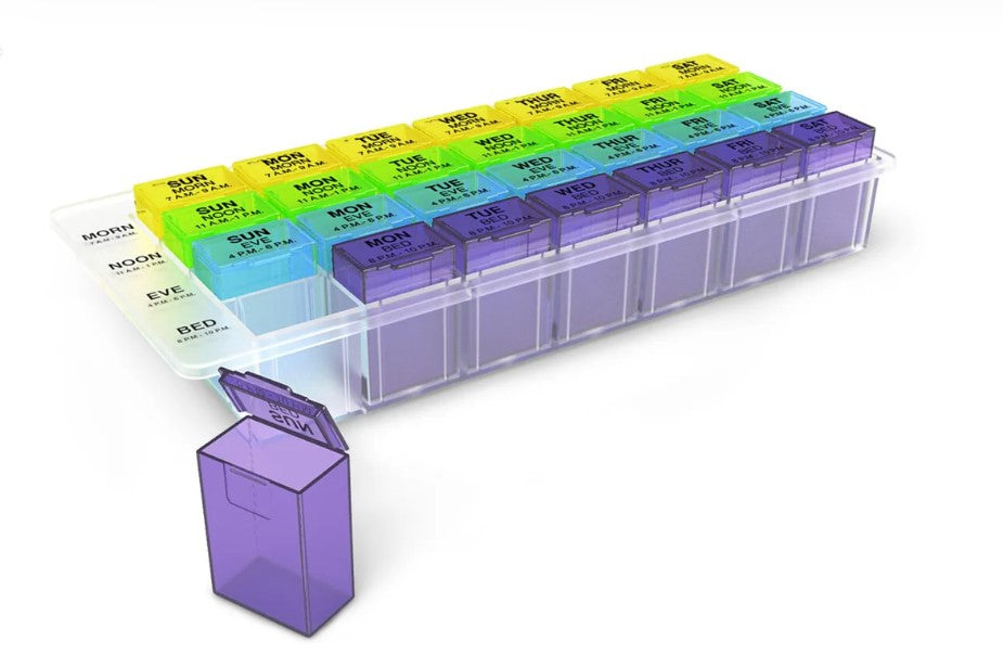 Ezy Dose Weekly 4x a Day Med-Control Tray
