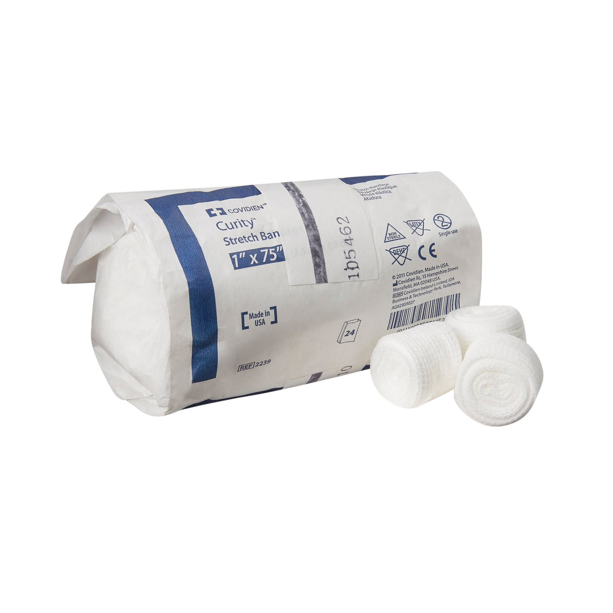 Curity™ Conforming Bandage, 1 x 75 Inch, One-Ply, BG/24