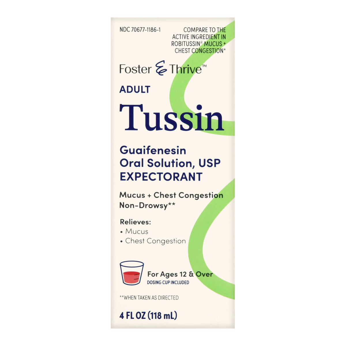Thrive & Foster™ Guaifenesin Cold and Cough Relief, EA/1
