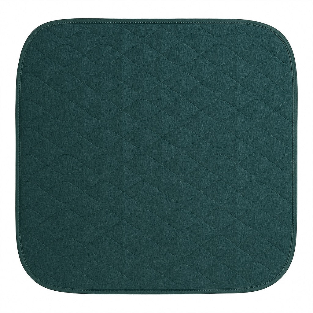 Beck's Classic Decorative Chair Pad, Re-Usable, Green, 21" x 22"