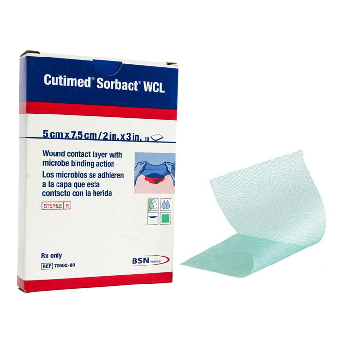 Cutimed Sorbact Wound Contact Layer, 2" x 3"
