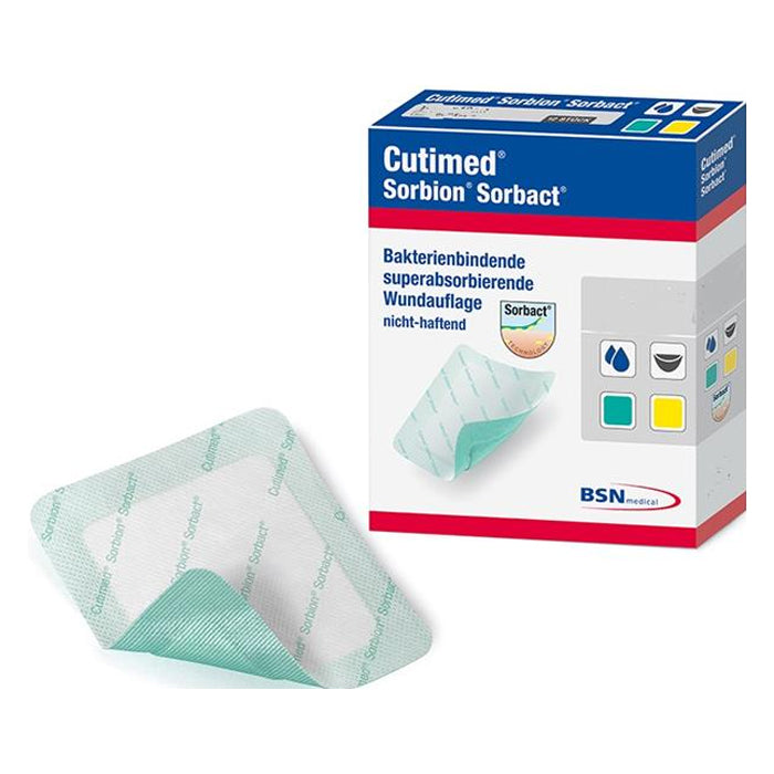 Cutimed Sorbion Sorbact Wound Dressing, 4" x 8"