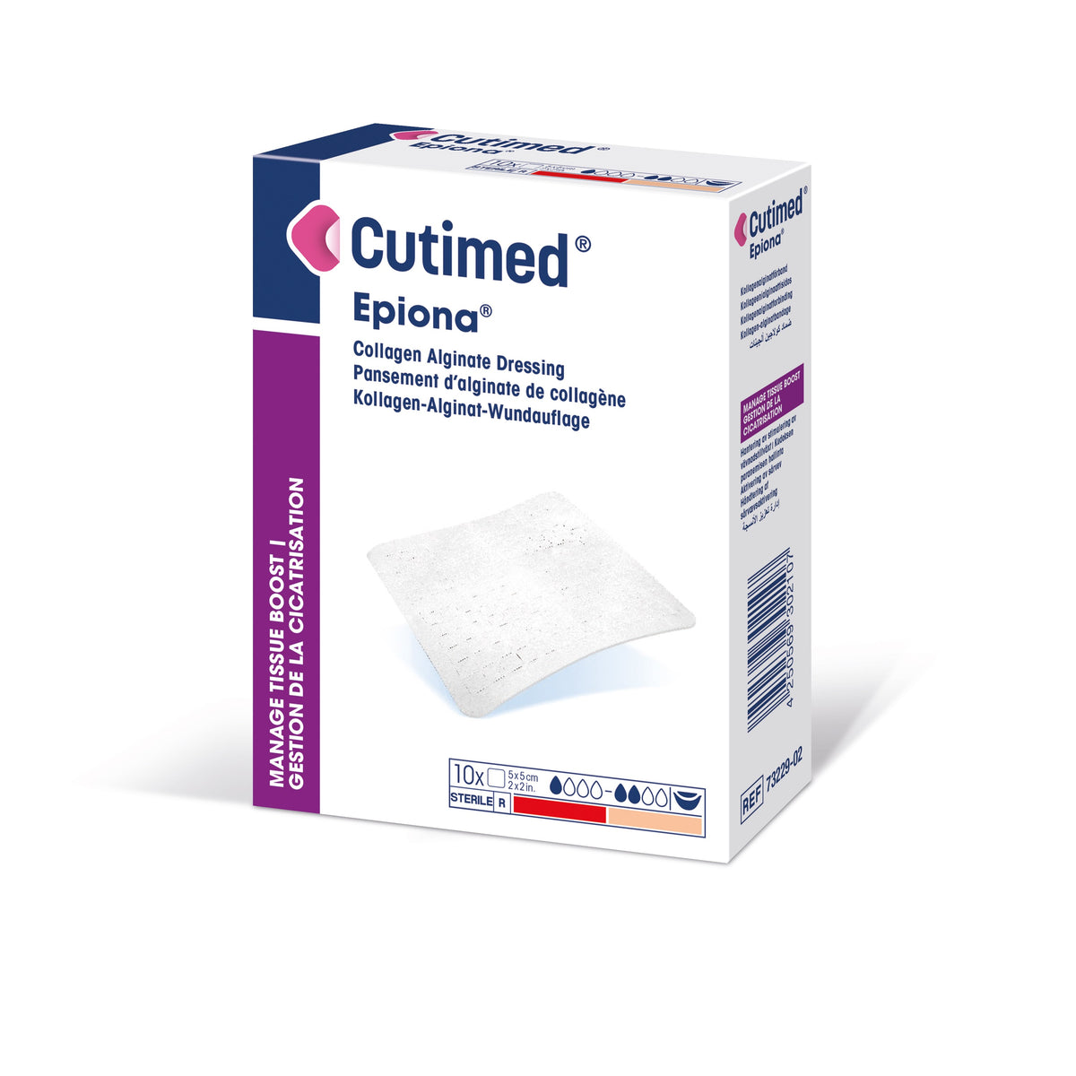 Cutimed Epiona Collagen Alginate Dressing, 2" x 2" - REPLACES BI7322700